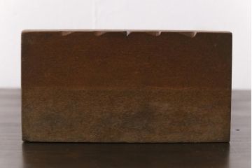 アンティーク雑貨　大正昭和初期　房州千倉　後藤義孝作　ふくよかな恵比寿天・大黒天の木彫り置物(民芸品)