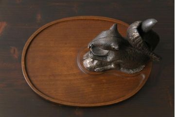 アンティーク雑貨　ビンテージ　ディスプレイにもおすすめのリスのナッツクラッカー(くるみ割り、キッチン雑貨、ディスプレイ)