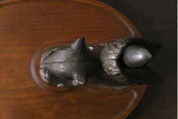アンティーク雑貨　ビンテージ　ディスプレイにもおすすめのリスのナッツクラッカー(くるみ割り、キッチン雑貨、ディスプレイ)