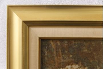 アンティーク雑貨　昭和期　中野晃嗣作　笠間焼の素朴な風合いが魅力的な魚の陶板画