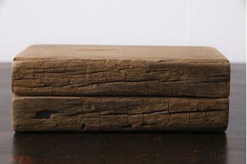 アンティーク雑貨　昭和レトロ　和菓子屋さんで使われていた木製の古い菓子型(蕪・筍・海藻)4点セット