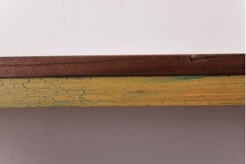 レトロ家具　古材リメイク　栗材一枚板　レトロな味わいが魅力のローボード(オープンラック、ベンチ、飾り棚)