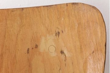 ヴィンテージ家具　イギリスビンテージ　インダストリアルな空間作りに活躍するスクールチェア(ワークチェア、板座チェア、椅子)(1)