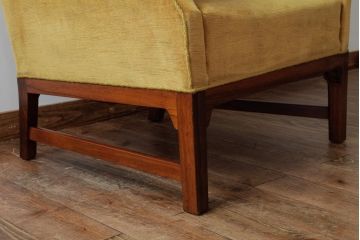 レトロ家具　北欧ビンテージ　デンマーク製　ローズウッド　レトロな雰囲気漂う品のある1人掛けソファ(アームソファ、チェア)(1)