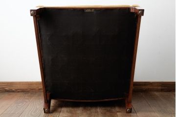 レトロ家具　北欧ビンテージ　デンマーク製　ローズウッド　レトロな雰囲気漂う品のある1人掛けソファ(アームソファ、チェア)(1)