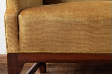 レトロ家具　北欧ビンテージ　デンマーク製　ローズウッド　レトロな雰囲気漂う品のある1人掛けソファ(アームソファ、チェア)(2)