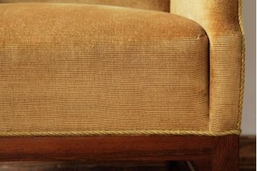 レトロ家具　北欧ビンテージ　デンマーク製　ローズウッド　レトロな雰囲気漂う品のある1人掛けソファ(アームソファ、チェア)(2)