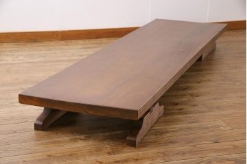 アンティーク家具　和製アンティーク　ヒノキ材一枚板　特大　組み立て式の裁ち板(作業台)