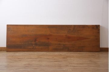 アンティーク家具　和製アンティーク　ヒノキ材一枚板　特大　組み立て式の裁ち板(作業台)