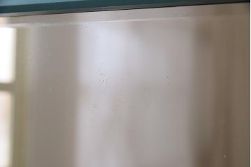 ビンテージ　松本民芸家具　特注品　リペイント　爽やかなカラーが目を引くドレッサー(鏡台)