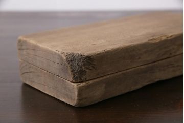 アンティーク雑貨　昭和レトロ　和菓子屋さんで使われていた木製の古い菓子型(鯱/しゃちほこ、「吽/うん」)