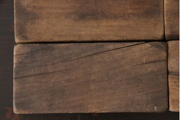 アンティーク雑貨　昭和レトロ　和菓子屋さんで使われていた木製の古い菓子型(魚)2点セット