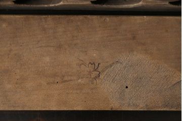 アンティーク雑貨　古民具　昭和初期(戦前)　達磨(だるま)　味のある木製の菓子型2点セット