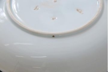 古民具・骨董　幕末期　山水図　アンティーク大皿(和食器)