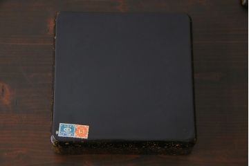 アンティーク雑貨　和製アンティーク　大正昭和初期　梅の図　盆付き木製角菓子器(漆器、手箱)