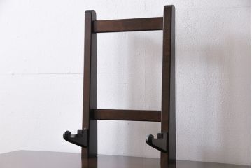 中古　松本民芸家具　丸型一面鏡のドレッサー(鏡台、ミラー)(定価約34万円)