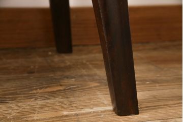 中古　松本民芸家具　丸型一面鏡のドレッサー(鏡台、ミラー)(定価約34万円)