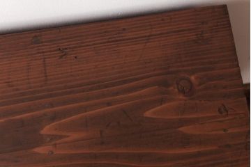 レトロ家具　昭和レトロ　簡素な作りと古い木の質感が味のある収納棚(オープン棚)