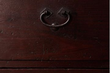 アンティーク家具　和製アンティーク　漆塗り　風合いが趣き深い小箪笥(小引き出し、小物入れ)