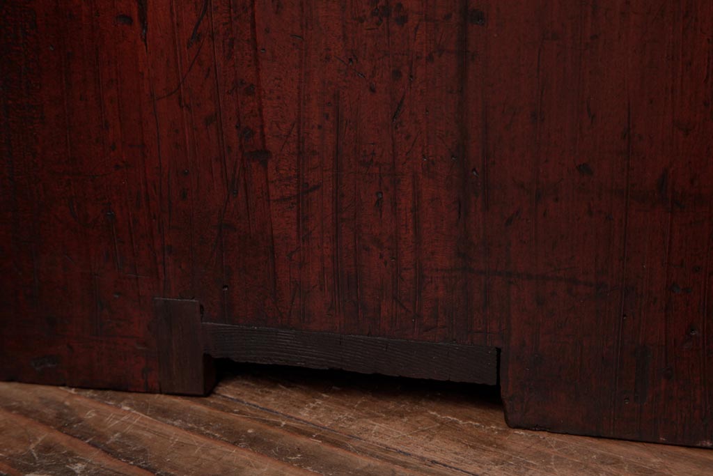 アンティーク家具　和製アンティーク　漆塗り　風合いが趣き深い小箪笥(小引き出し、小物入れ)