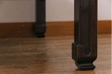 アンティーク家具　和製アンティーク　紫檀(シタン)材　漆塗り　モダンな雰囲気が魅力的な座卓(ローテーブル、センターテーブル)