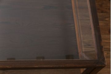 アンティーク家具　和製アンティーク　激レア!　時計店で使われていたシックなガラスケース(ショーケース、ディスプレイケース)(1)
