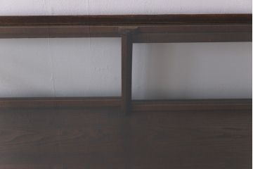 アンティーク家具　和製アンティーク　激レア!　時計店で使われていたシックなガラスケース(ショーケース、ディスプレイケース)(1)