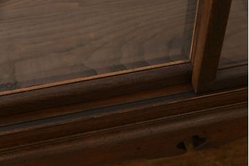 アンティーク家具　和製アンティーク　激レア!　時計店で使われていたシックなガラスケース(ショーケース、ディスプレイケース)(1)
