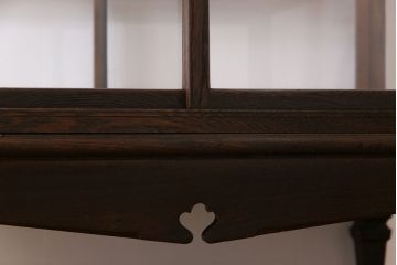 アンティーク家具　和製アンティーク　激レア!　時計店で使われていたシックなガラスケース(ショーケース、ディスプレイケース)(1)