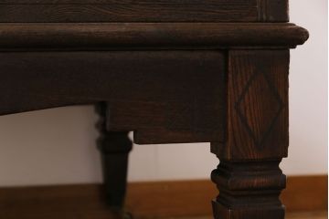 アンティーク家具　和製アンティーク　激レア!　時計店で使われていたシックなガラスケース(ショーケース、ディスプレイケース)(1)