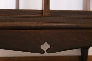 アンティーク家具　和製アンティーク　激レア!　時計店で使われていたシックなガラスケース(ショーケース、ディスプレイケース)(2)