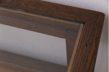 アンティーク家具　和製アンティーク　激レア!　時計店で使われていたシックなガラスケース(ショーケース、ディスプレイケース)(2)