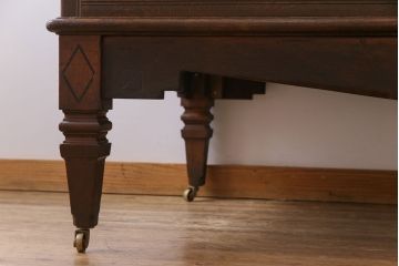 アンティーク家具　和製アンティーク　激レア!　時計店で使われていたシックなガラスケース(ショーケース、ディスプレイケース)(2)