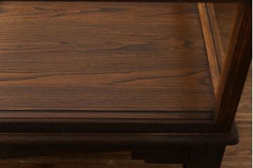 アンティーク家具　和製アンティーク　激レア!　時計店で使われていたシックなガラスケース(ショーケース、ディスプレイケース)(2)