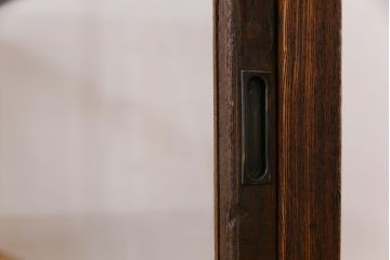 アンティーク家具　和製アンティーク　激レア!　時計店で使われていたシックなガラスケース(ショーケース、ディスプレイケース)(2)