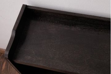 アンティーク雑貨　昭和レトロ　シンプルで使いやすい小型ブックシェルフ(本棚、飾り棚)