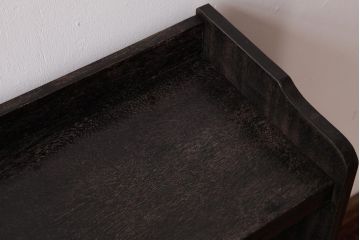 アンティーク雑貨　昭和レトロ　シンプルで使いやすい小型ブックシェルフ(本棚、飾り棚)