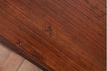 アンティーク家具　和製アンティーク　総ケヤキ材　天板一枚板　小粋なデザインが趣あふれる座卓(ローテーブル)
