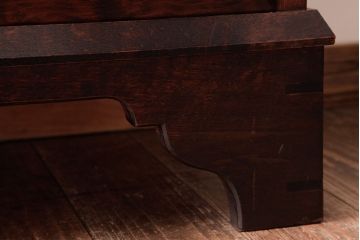 ビンテージ　松本民芸家具　#33A型　落ち着いた雰囲気を演出してくれるライティングビューロー(簿記机、チェスト)(定価約30万円)