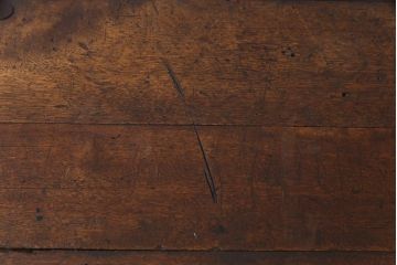 ヴィンテージ家具　ビンテージ　ジャンクさが魅力的なアイアンフレームの作業台(鉄脚テーブル)(1)