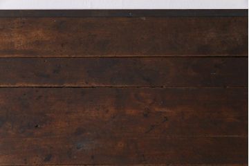 ヴィンテージ家具　ビンテージ　ジャンクさが魅力的なアイアンフレームの作業台(鉄脚テーブル)(3)