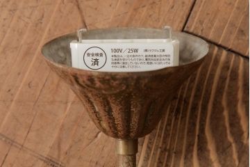 フランスアンティーク　ランタン型　リボンのモチーフが可愛らしいペンダントランプ(ライト、天井照明)