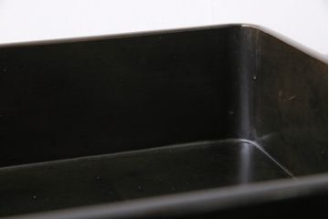 アンティーク雑貨　和製アンティーク　漆器　品のある花鳥図が美しい木製の手許箱(小物入れ、文箱、硯箱)