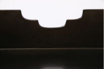 アンティーク雑貨　和製アンティーク　漆器　品のある花鳥図が美しい木製の手許箱(小物入れ、文箱、硯箱)