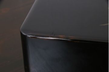 アンティーク雑貨　和製アンティーク　漆器　品のある花鳥図が美しい木製の手許箱(小物入れ、文箱、硯箱)