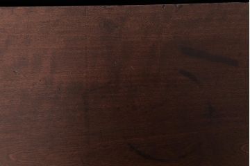 アンティーク家具　和製アンティーク　栃の木・ケヤキ材　力強い杢目が目を引く置き床(ローボード、飾り台)