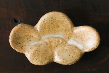 アンティーク雑貨　昭和レトロ　笠間焼　中野晃嗣　梅文様　箸置き5個セット