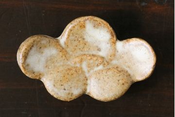 アンティーク雑貨　昭和レトロ　笠間焼　中野晃嗣　梅文様　箸置き5個セット