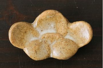 アンティーク雑貨　昭和レトロ　笠間焼　中野晃嗣　梅文様　箸置き5個セット