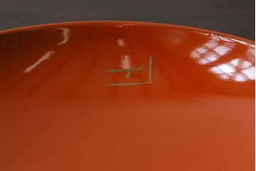 和製アンティーク　色合いが味わい深い木製お椀(漆器、和食器)5客セット